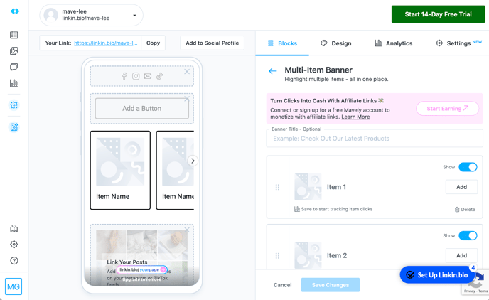 link-in-bio-multi-item-banner-start-earning